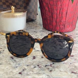 Karen Walker Super Duper sunglasses in tortoise shell